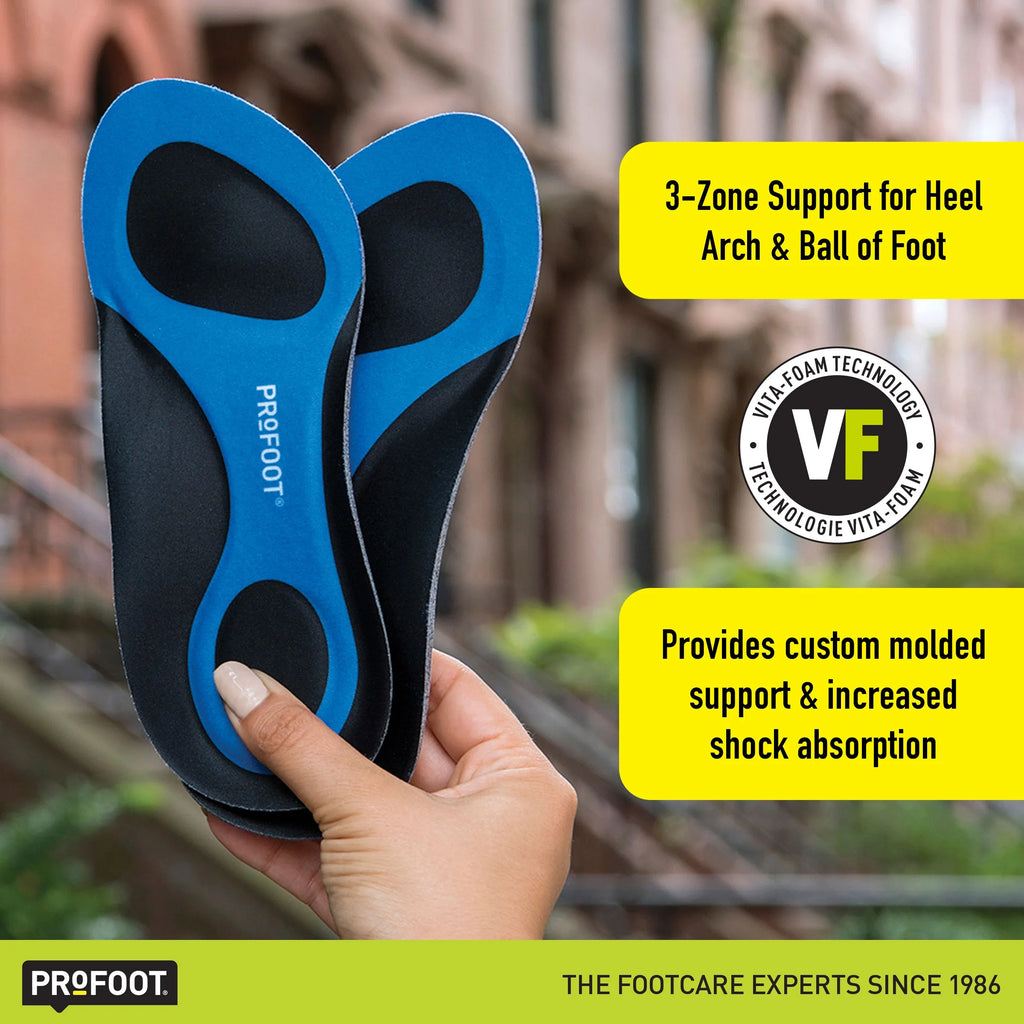 (3 Pack)  Triad Orthotic Insoles for Knee, Leg & Back Pain, Men'S 8-13, 1 Pair