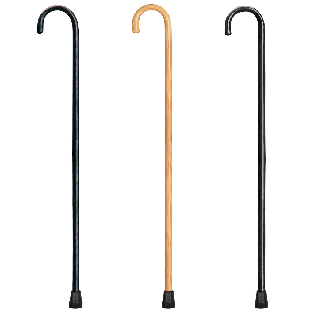 Solid Wood Walking Cane for All Occasions, for Men & Women with 250 Lb Weight Capacity