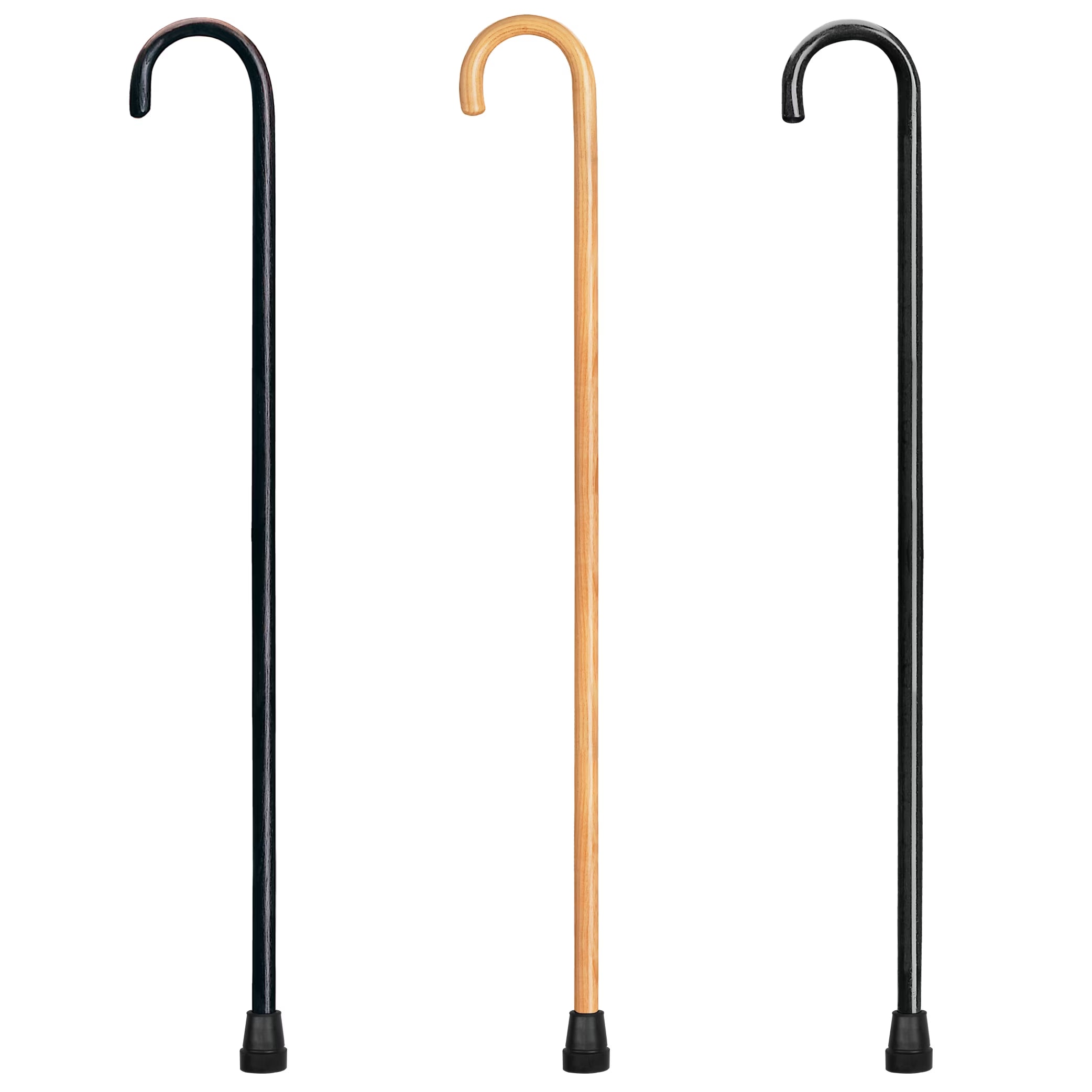 Solid Wood Walking Cane for All Occasions, for Men & Women with 250 Lb Weight Capacity
